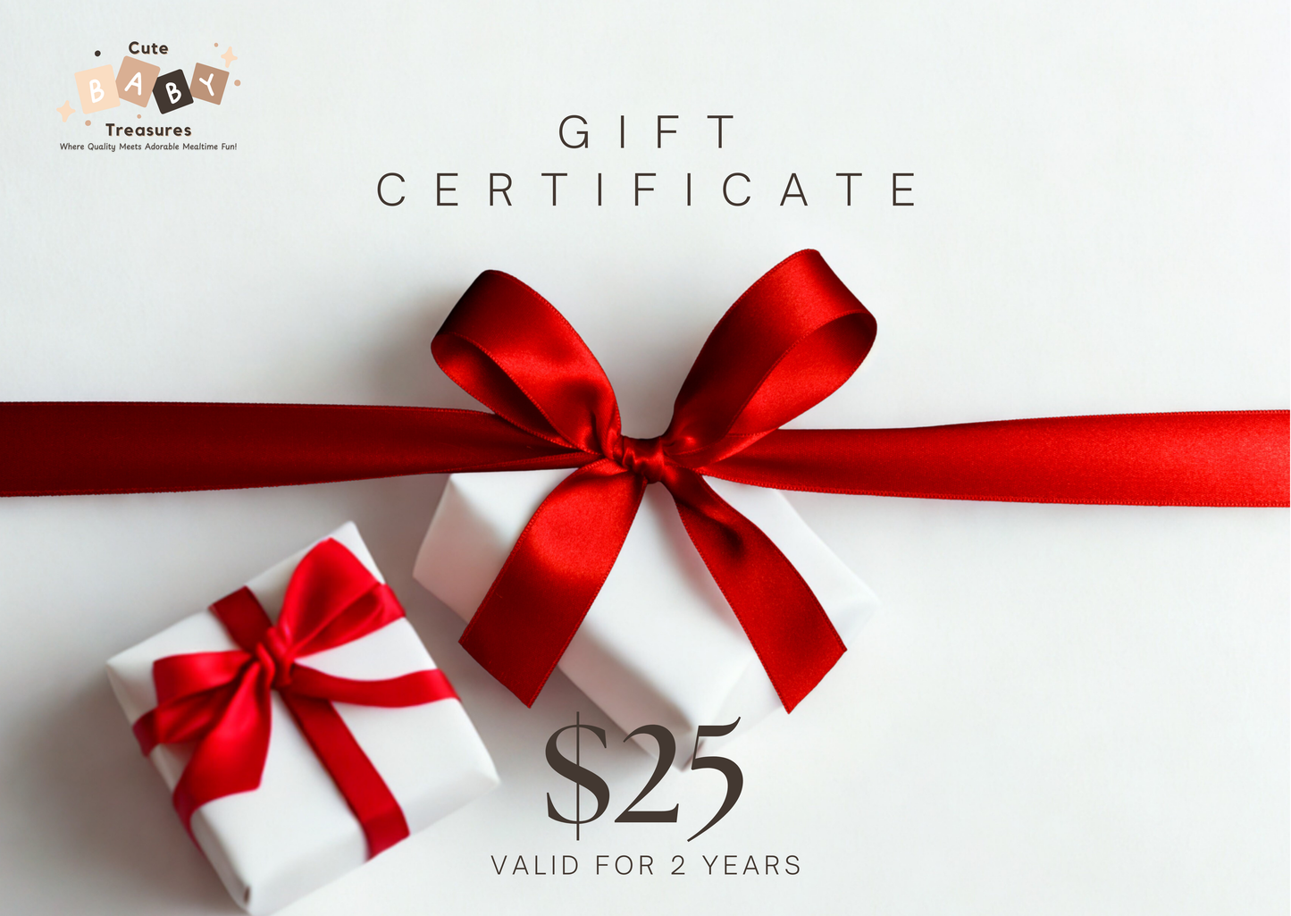 Cute Baby Treasures Digital Gift Card