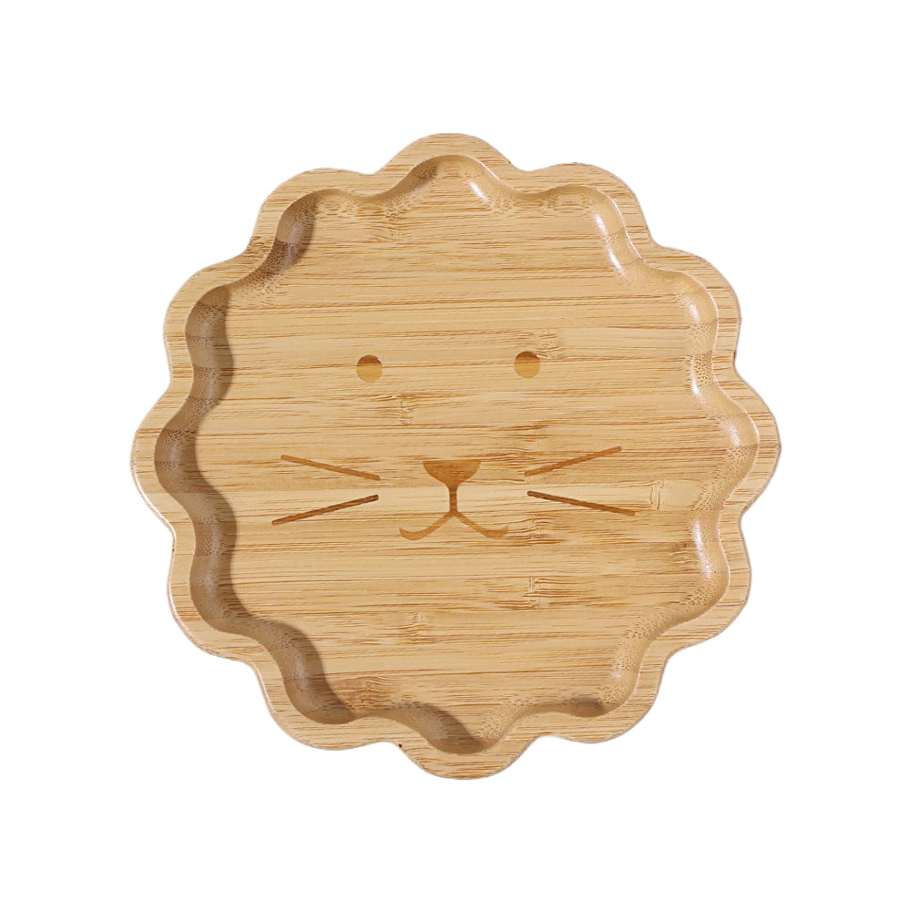 Eco-Friendly Bamboo & Silicone Mealtime Set – BPA-Free, No Microplastics