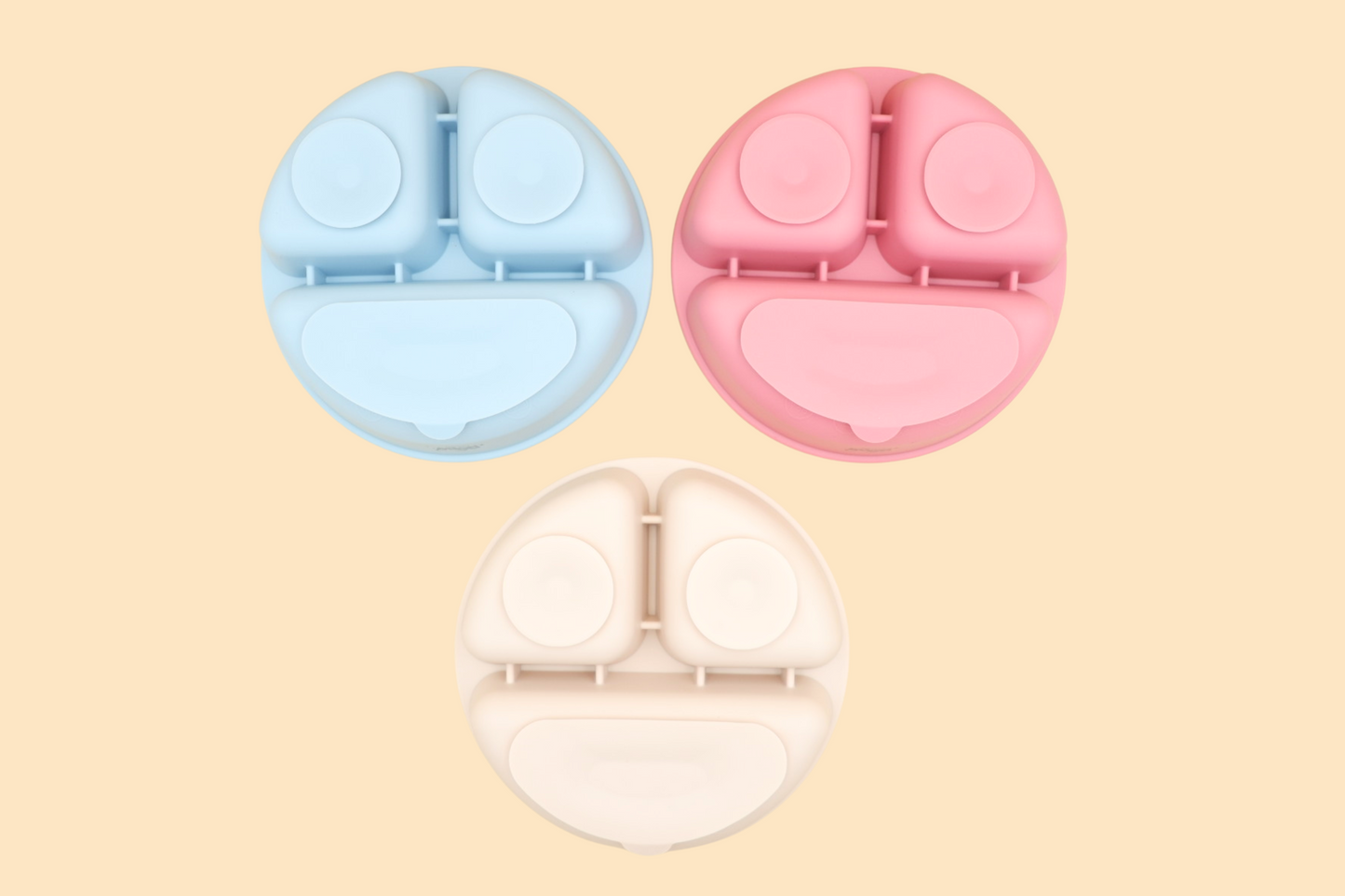 BPA-Free Silicone & Stainless Steel Feeding Set (with Deep Plate)