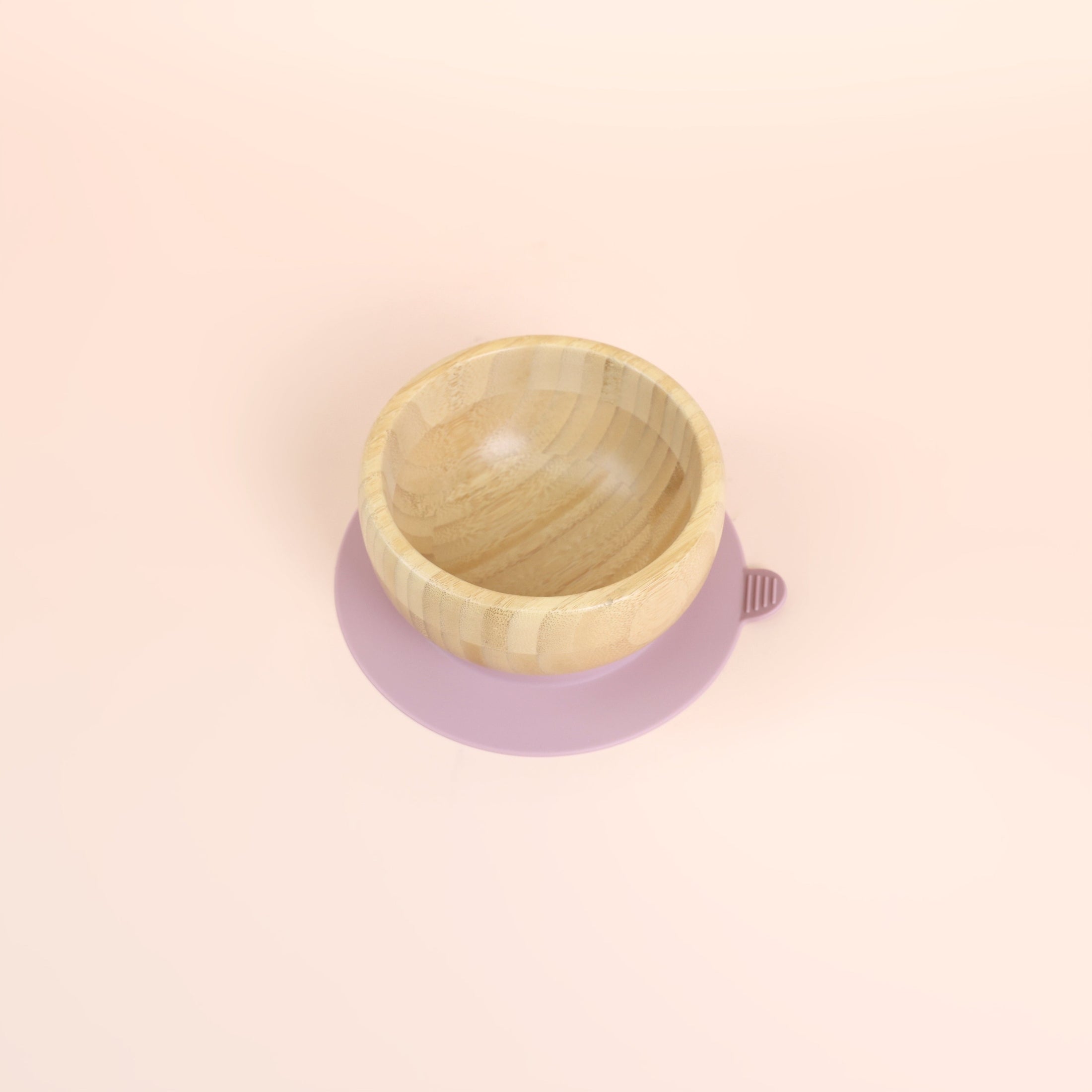 Bamboo Bowl with Silicone Suction - Cute Baby Treasures
