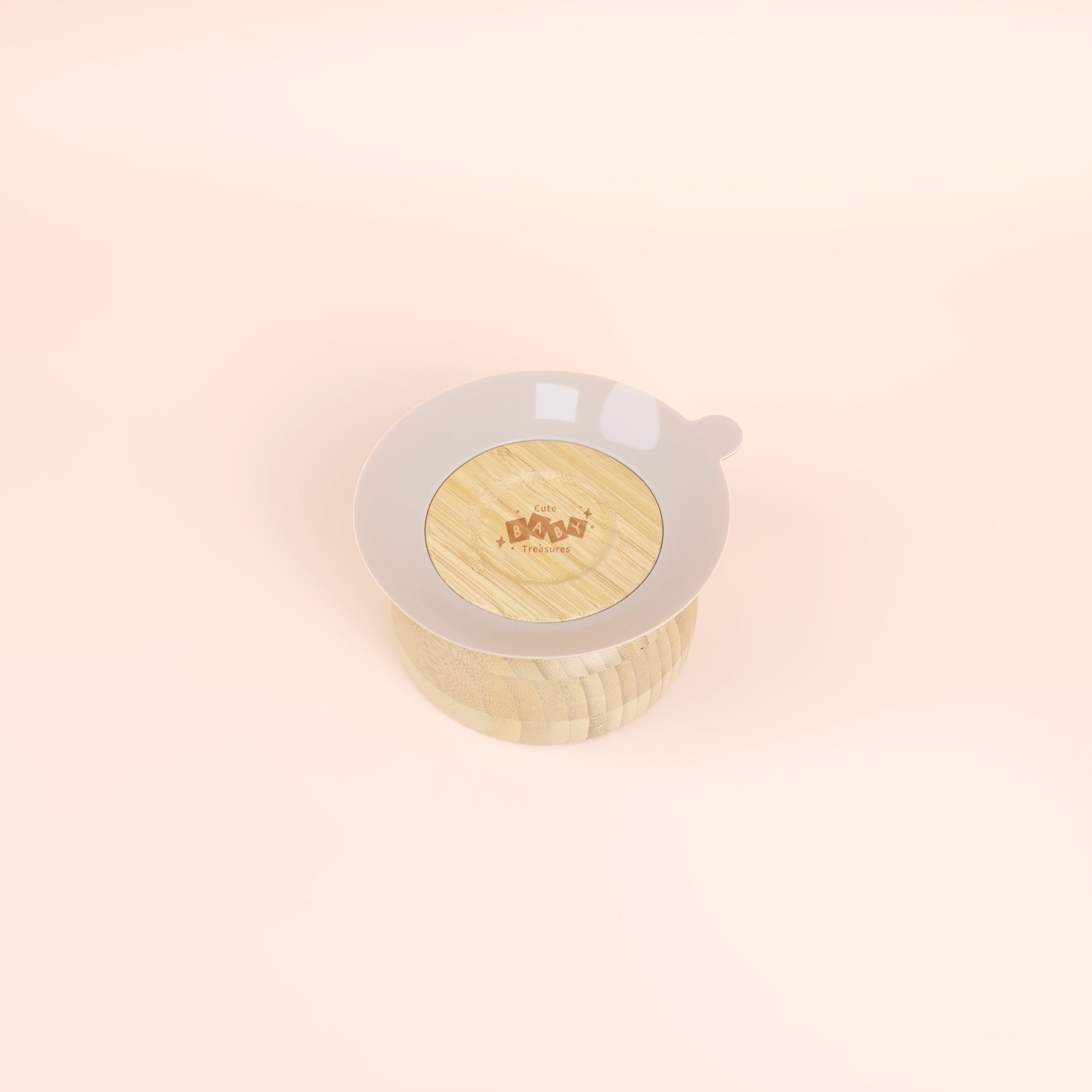 Bamboo Bowl with Silicone Suction - Cute Baby Treasures