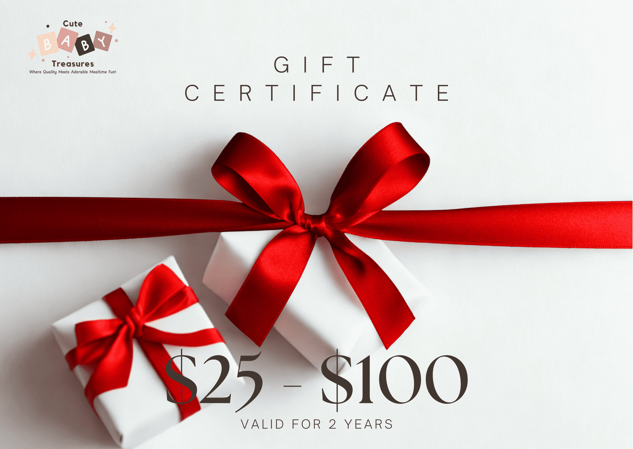 Cute Baby Treasures Digital Gift Card - Cute Baby Treasures