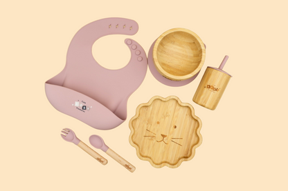 Eco-Friendly Bamboo & Silicone Baby Feeding Set