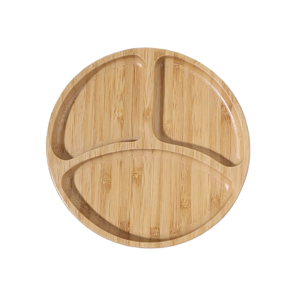 Eco-Friendly Bamboo & Silicone Mealtime Set – BPA-Free, No Microplastics