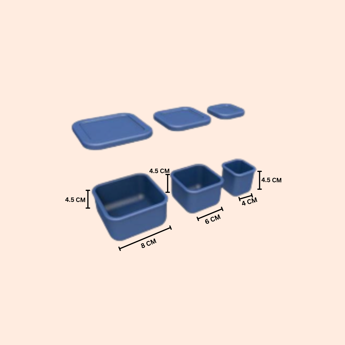 Silicone Snack Box Set - Cute Baby Treasures