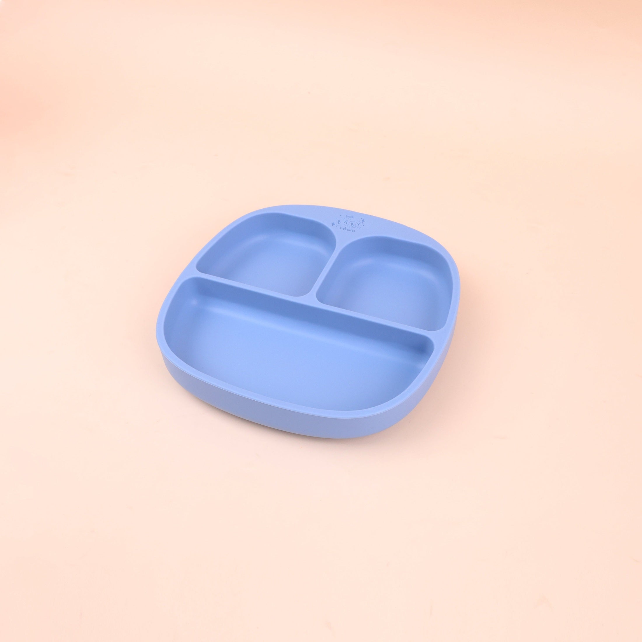 BPA-Free Silicone Suction Plate with Lid