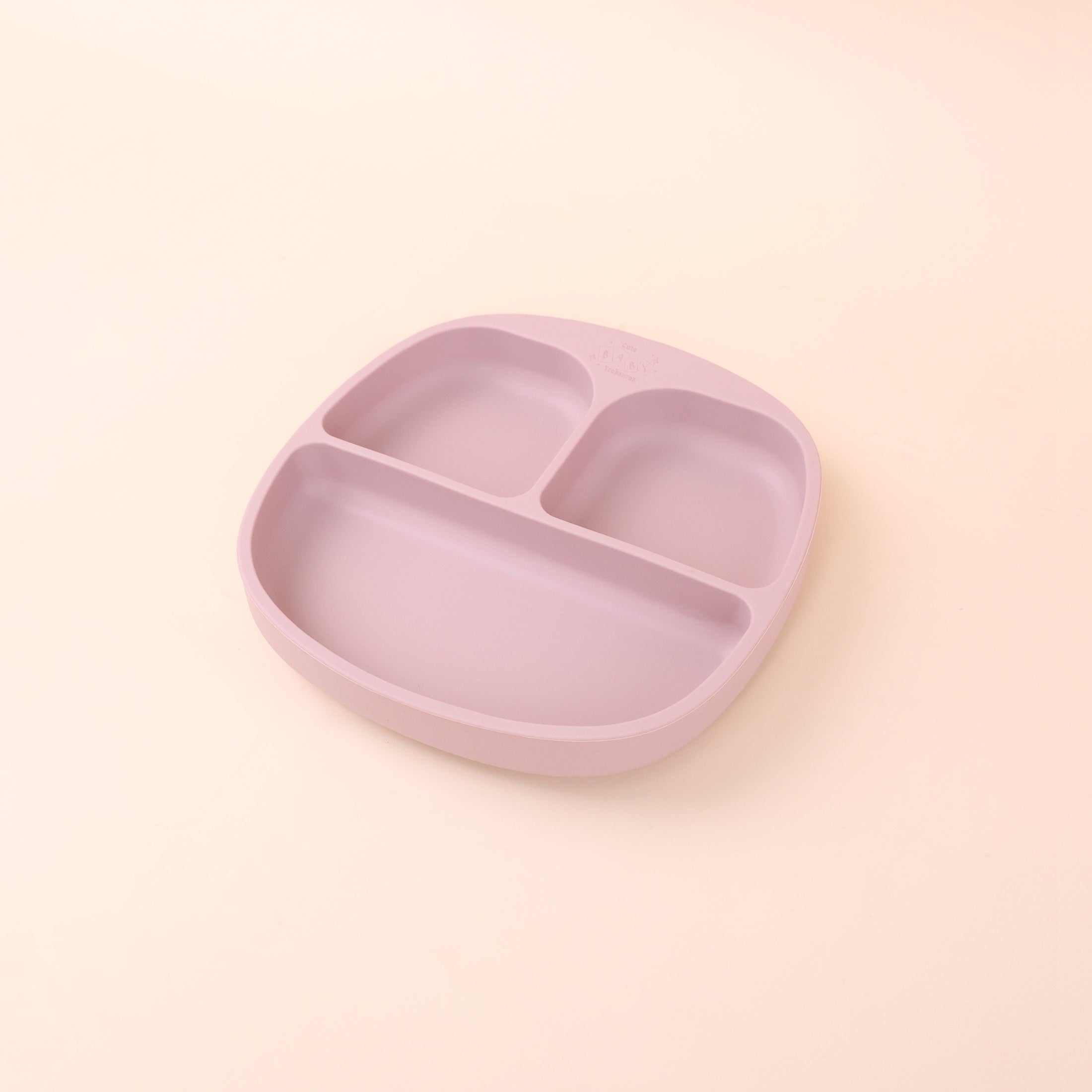 BPA-Free Silicone Suction Plate with Lid