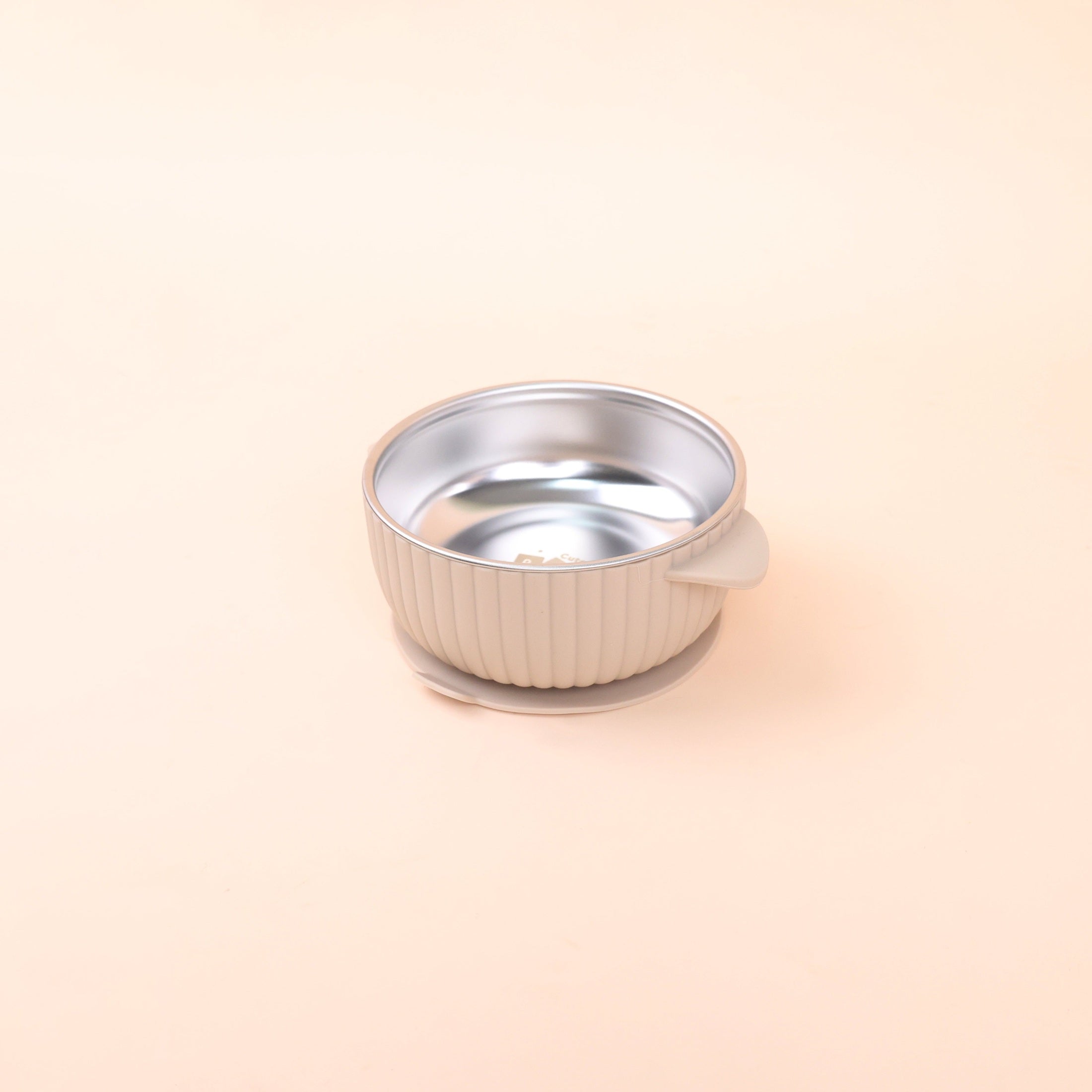 Stainless Steel Bowl with Removable Silicone Suction Base