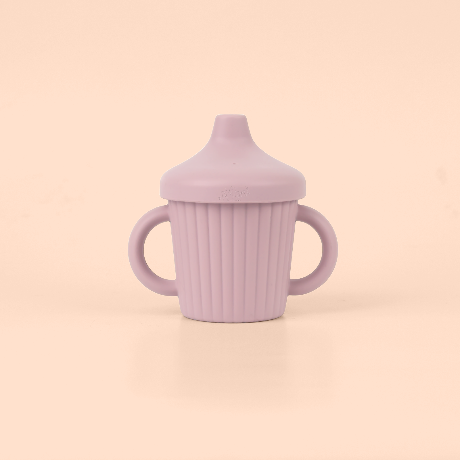 Stainless Steel Sippy Cup with Silicone Cover & Handles (3-in-1 Lid Set) - Cute Baby Treasures