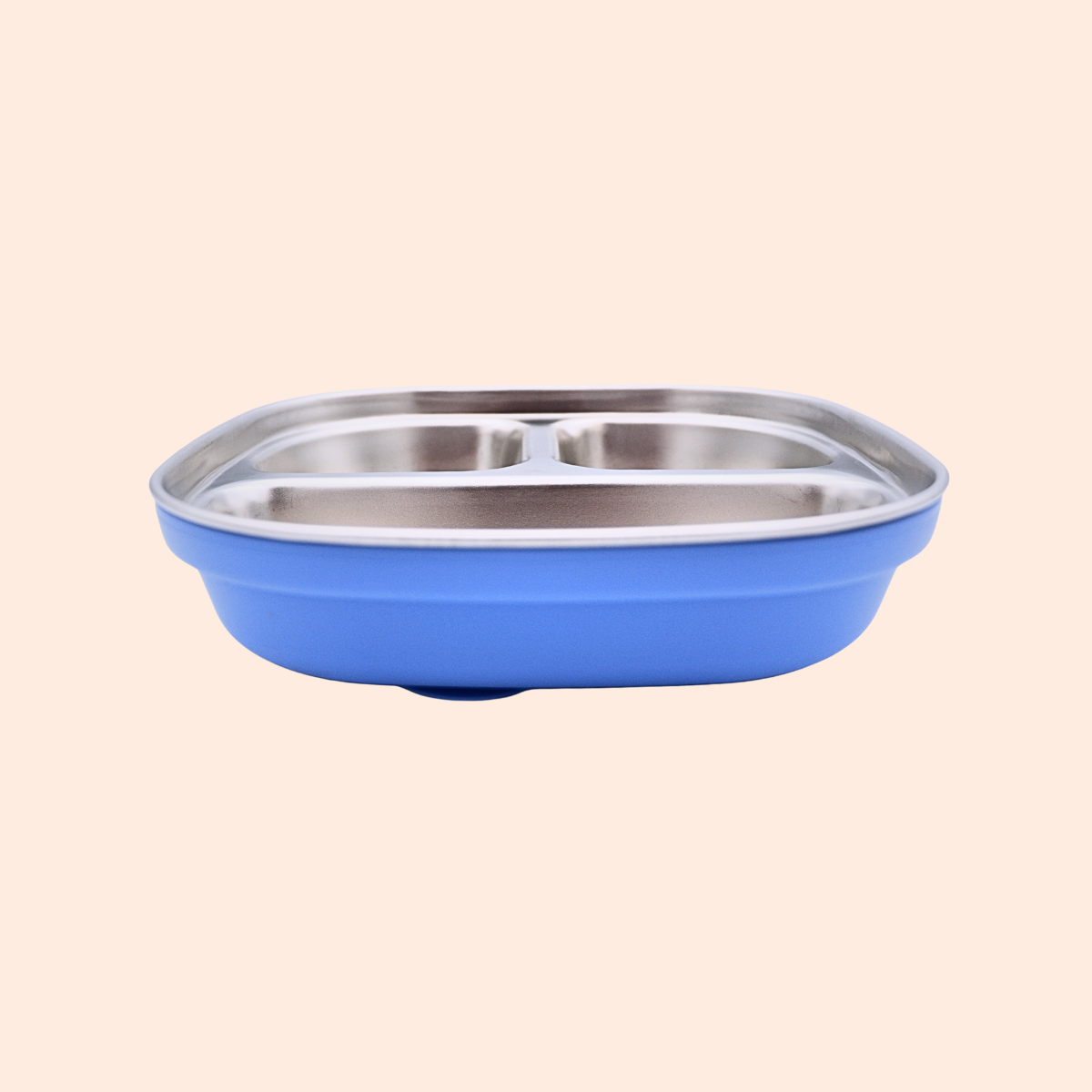 Stainless Steel Square Deep Plate - Cute Baby Treasures