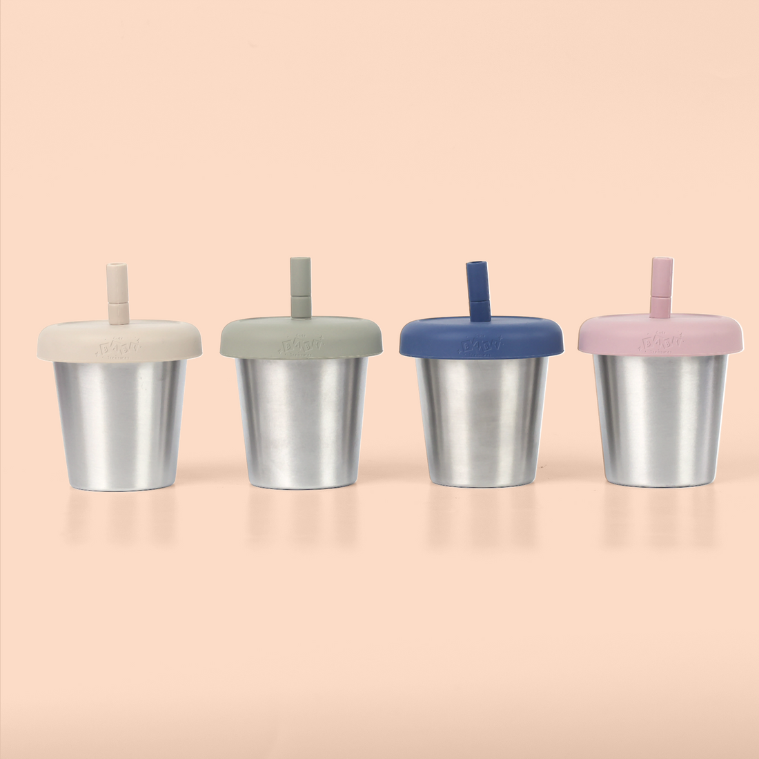 Stainless Steel Straw Cup - Cute Baby Treasures
