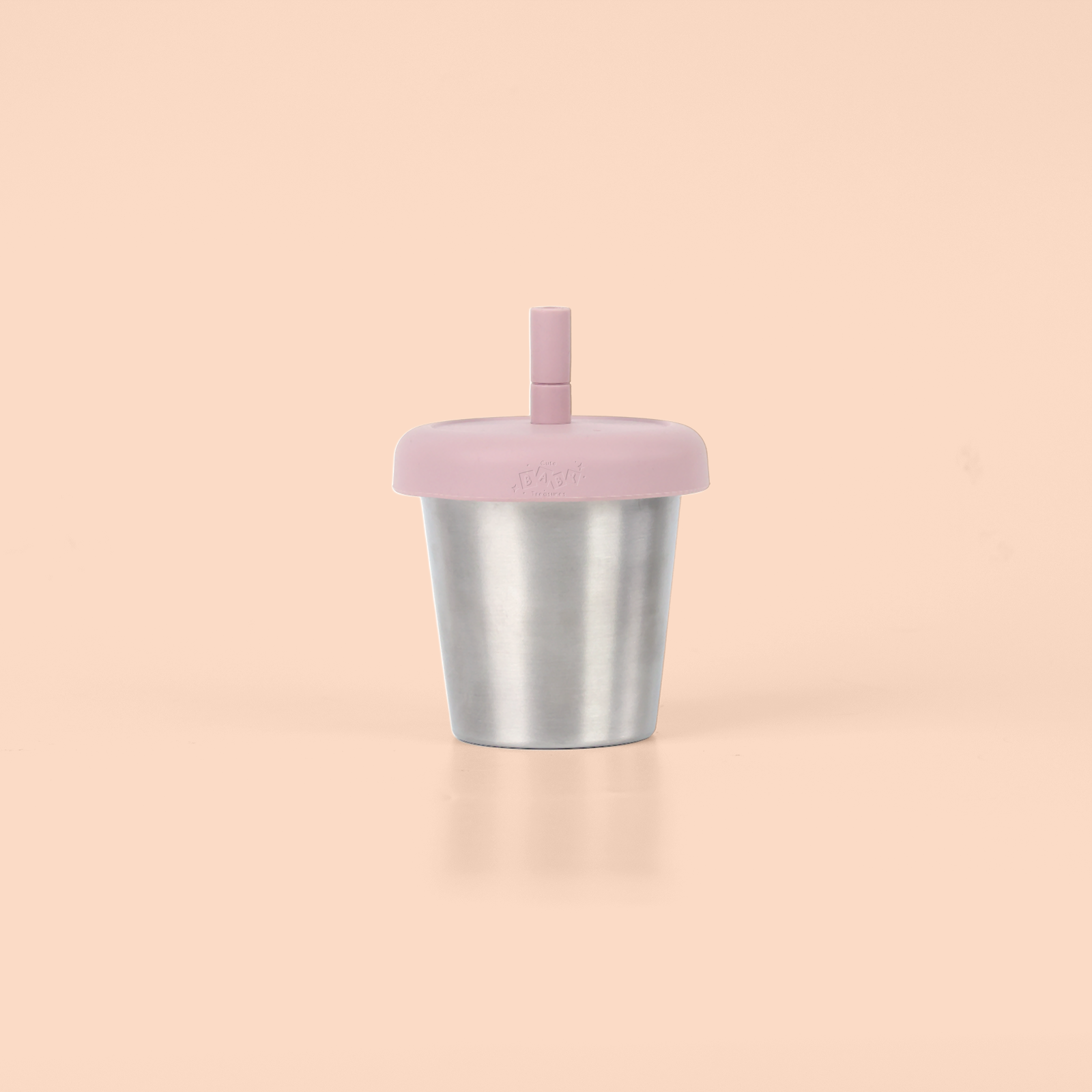 Stainless Steel Straw Cup - Cute Baby Treasures