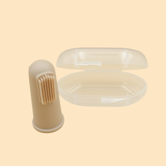 Silicone Baby Finger Toothbrush with Case – BPA-Free, Soft Gum Cleaner for Infant Oral Care